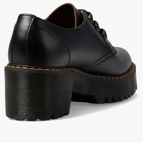 Dr. Martens Leona Smooth Leather Lo Platform Women’s Size 6 - Picture 15 of 16